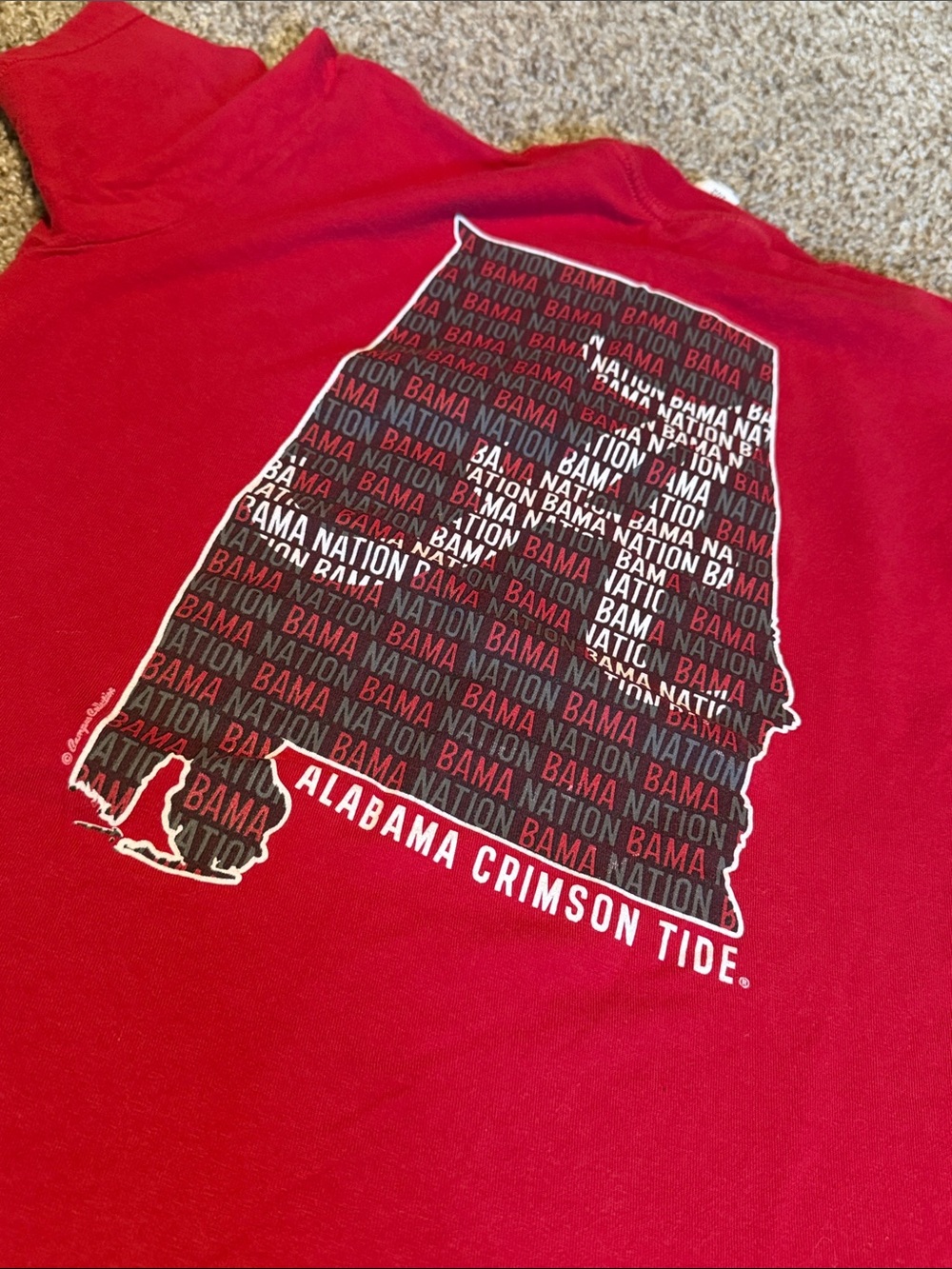 Alabama Crimson Tide Bama Nation tee (M) - EUC!